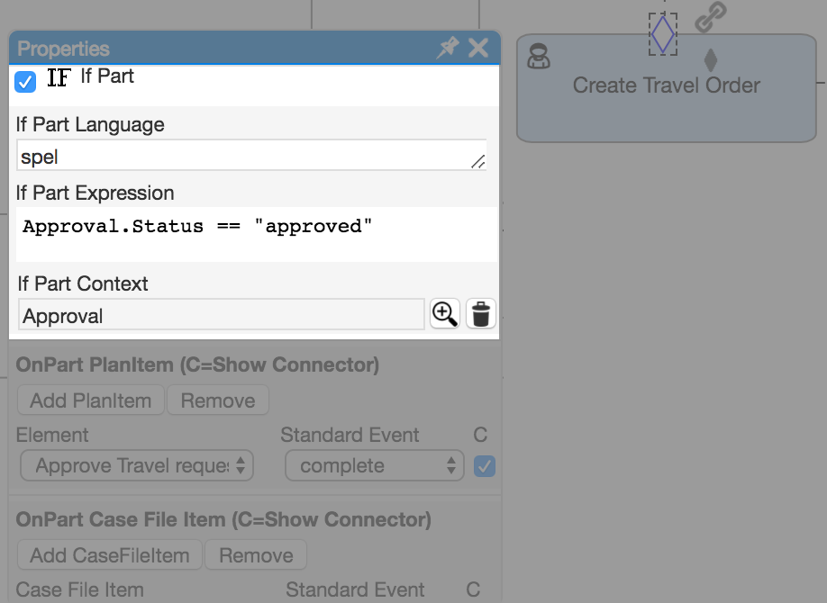 sentry properties if-part example