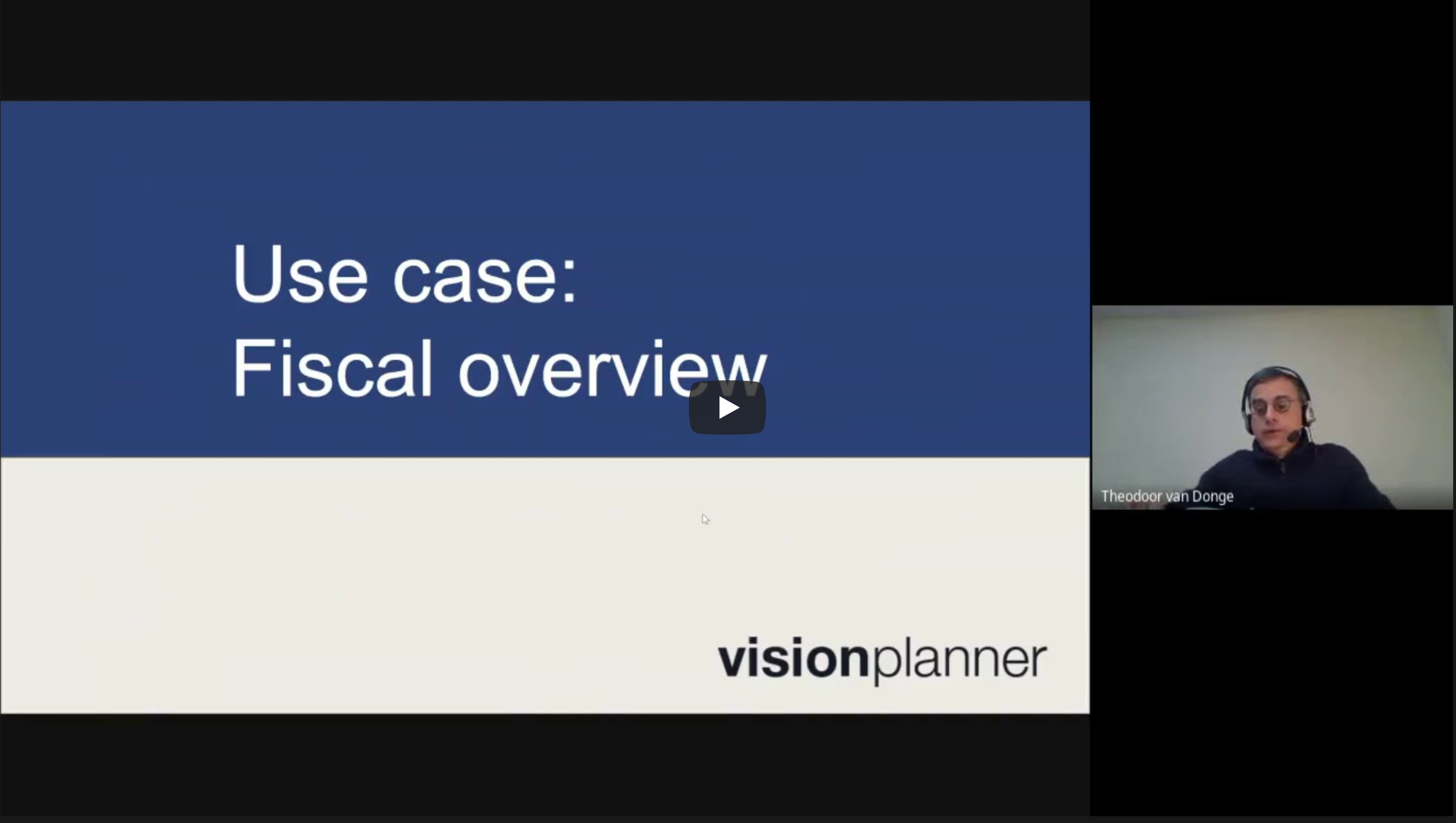 Presentation of Visionplanner